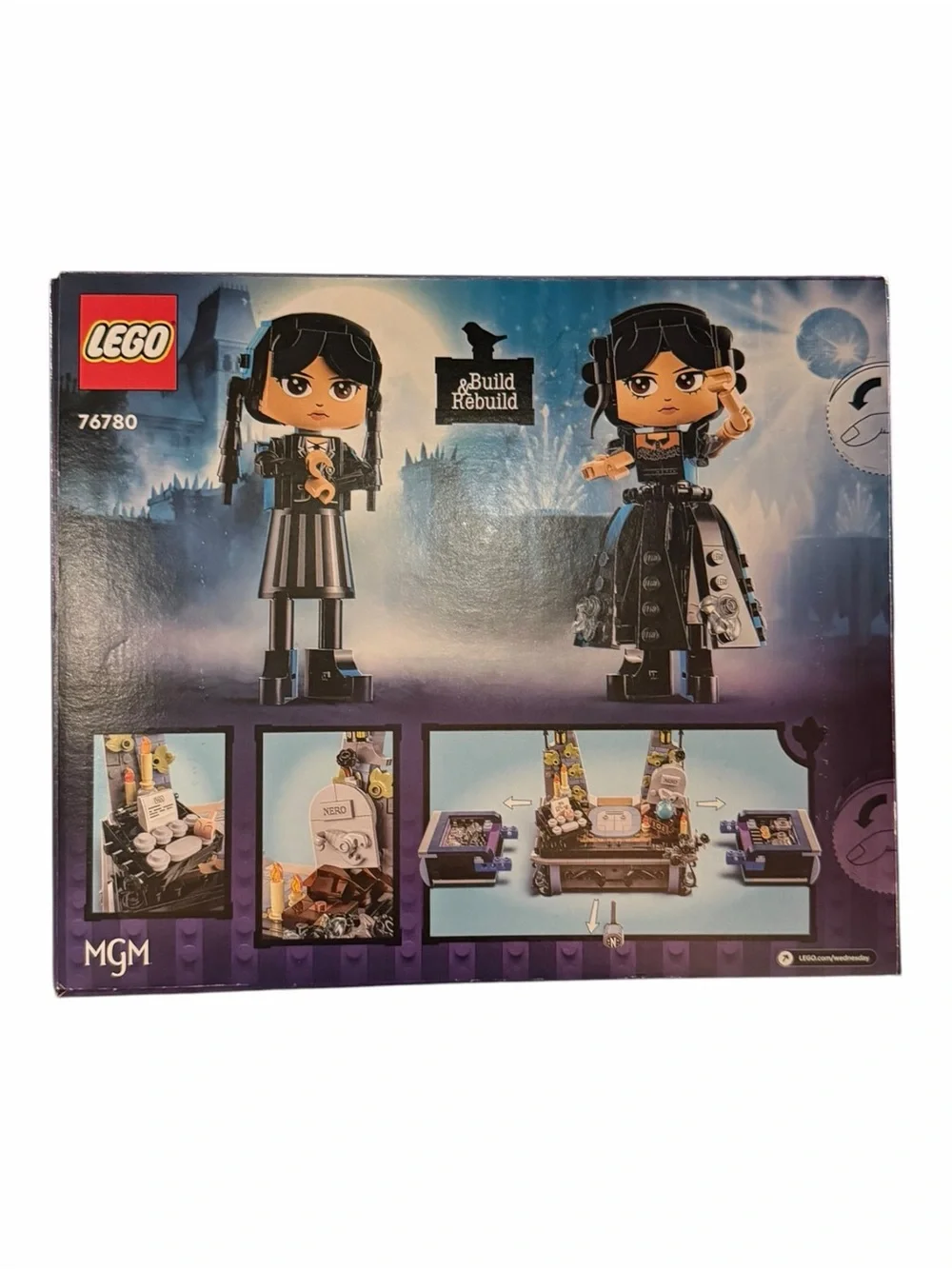 LEGO Wednesday Addams Figure Building Block Set 76780 NEW Retired